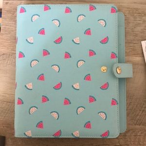 Kikki Watermelon Binder with dividers